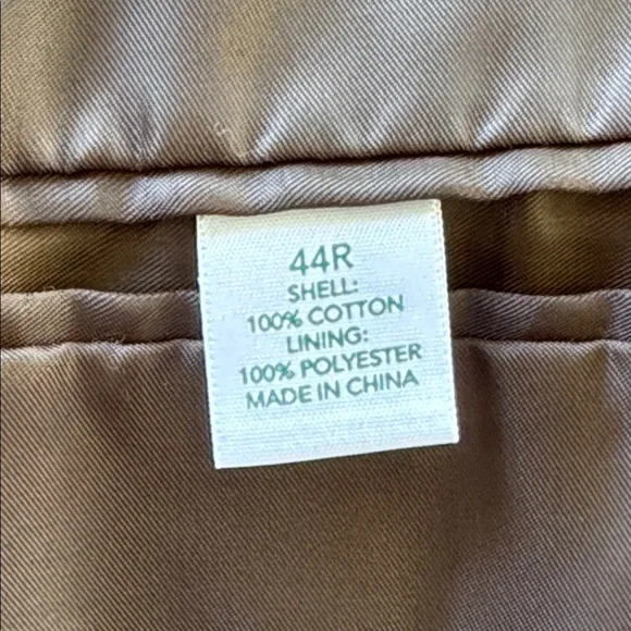 Saddlebred men’s dark brown corduroy double button blazer jacket size 44R